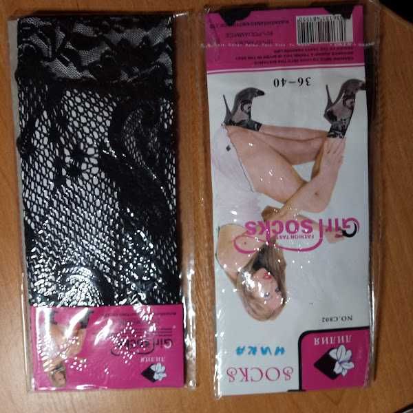 Носки безразмерные кружевные, носочки