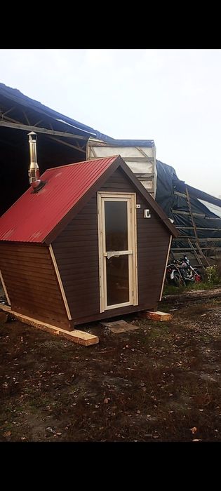 Виробництво. Дерев'яні каркасні бані, саун під ключ.