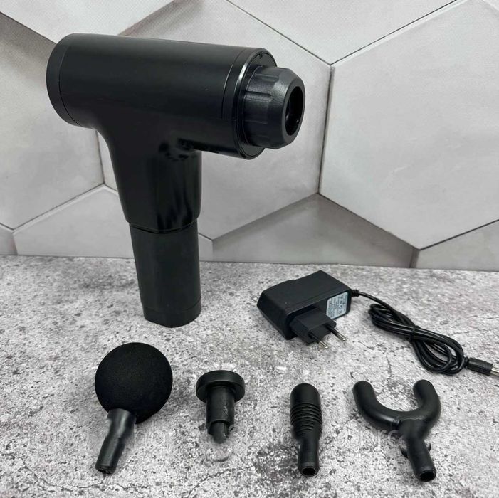 Портативный ручной МАССАЖЕР!  Ударный и на аккумуляторе до 6 часов!