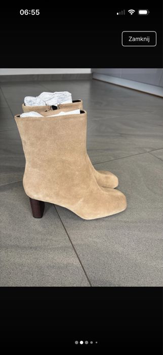 Botki skórzane Pull&Bear