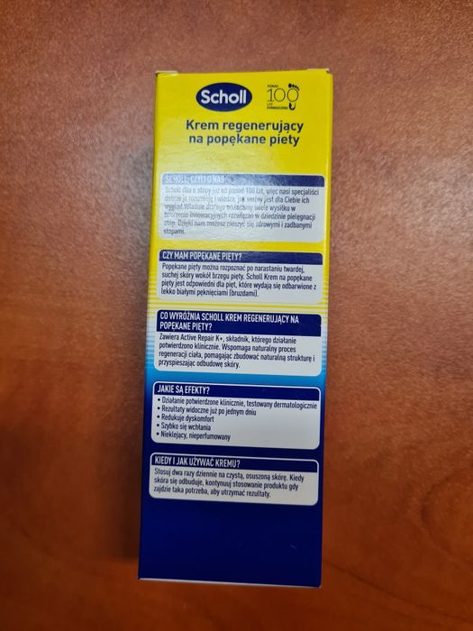 Scholl krem regenerujący na popękane pięty, 60 ml