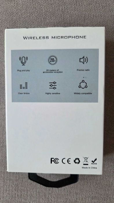 Microfones wireless novos