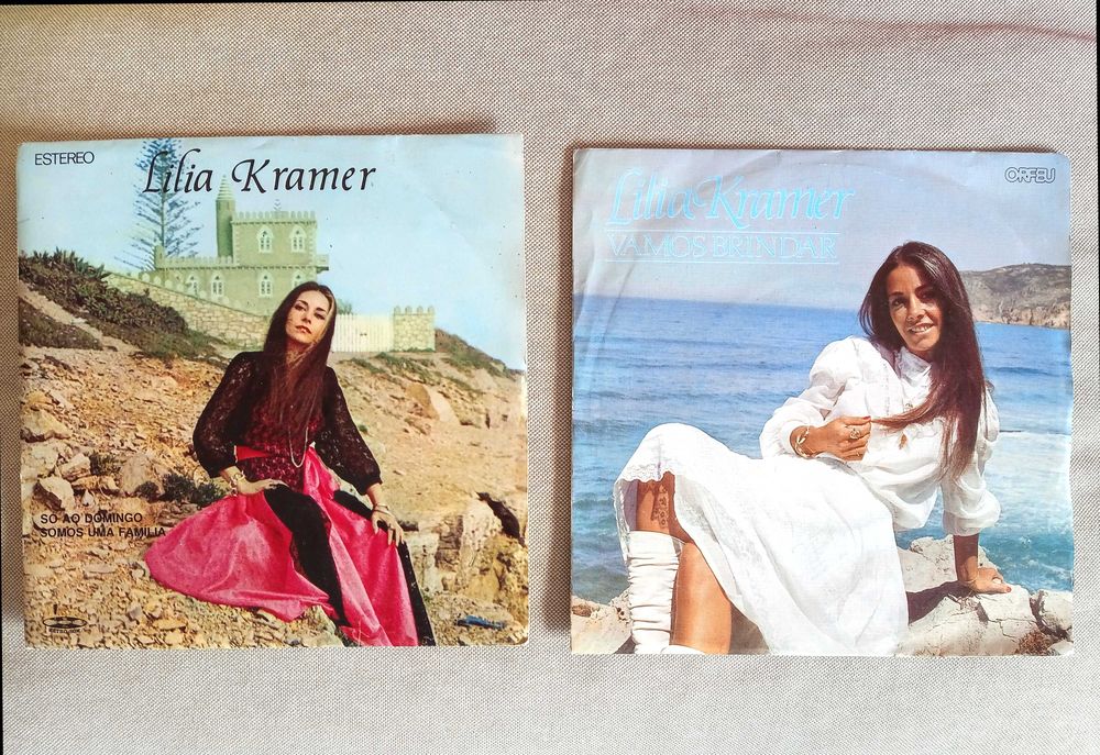 Dois singles de Lilia Kramer em vinil - 3 euros cada ou 5 o par