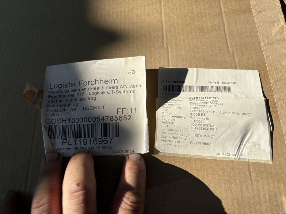 Pancerne biurko SIEMENS CT-Table model 10656023 nowe oryginalnie zapakowane