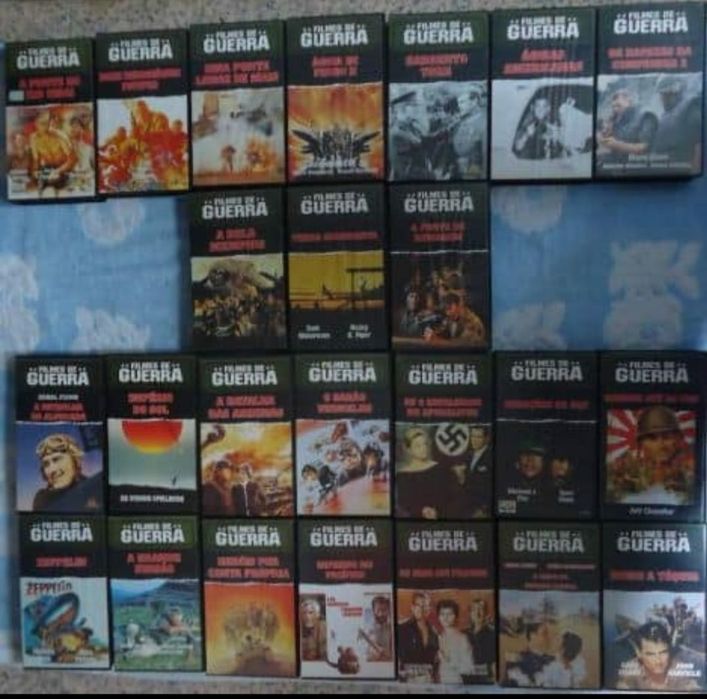 Coleção Antiga VHS da Guerra Antiga