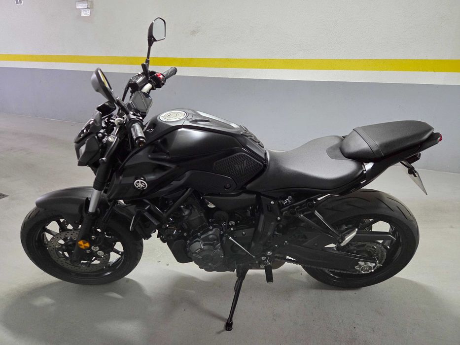 Yamaha MT07, 55KW, 2023 e 16000km