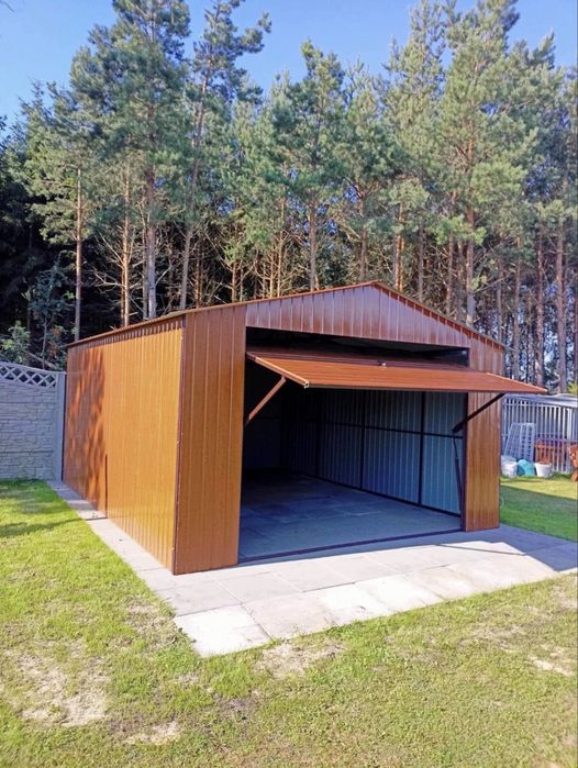 Garaż Blaszany Garaże Blaszane 3x5 Blaszaki Szczyrzyc