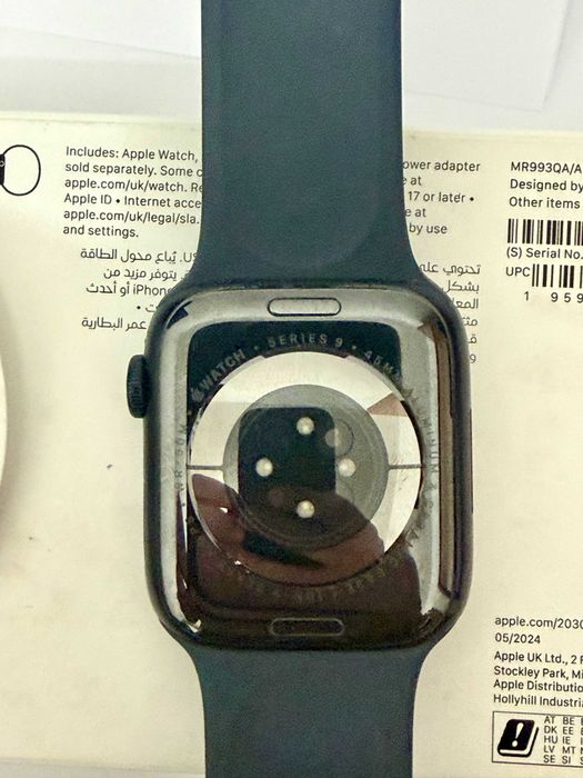 Apple Watch Series 9 - 45mm Preto - Como novo