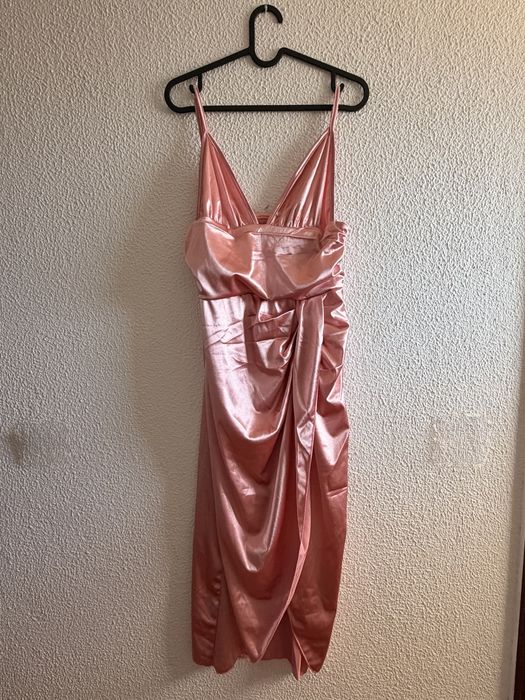 Vestido rosa claro