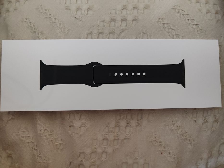 Новий ремінець для Apple Watch 46 мм, розмір M/L, чорний