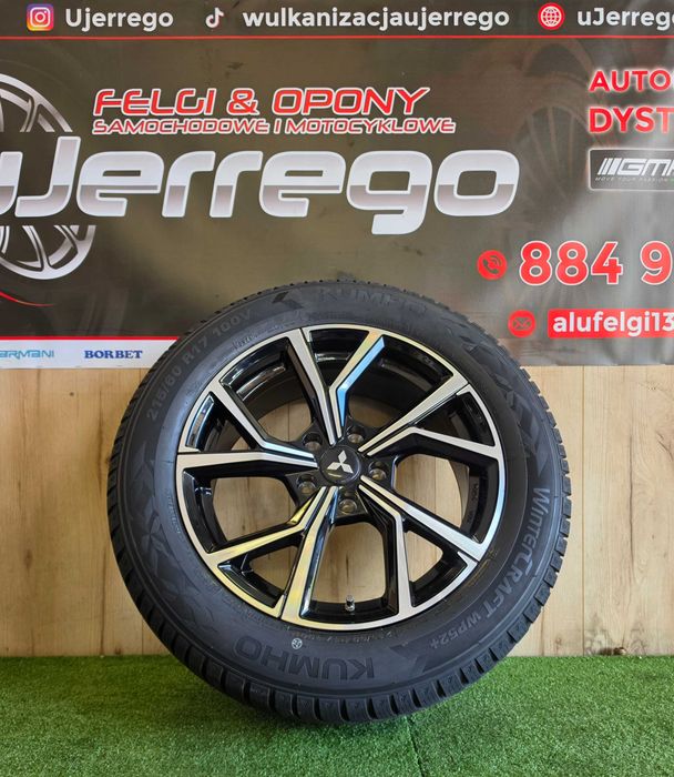 Koła zimowe MITSUBISHI ASX 17x5x114,3 -  Kumho WindCraft WP52+ 215/60/R17 + TPMS