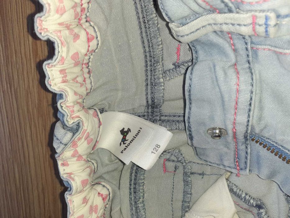 Spodenki jeansowe 128 idealne