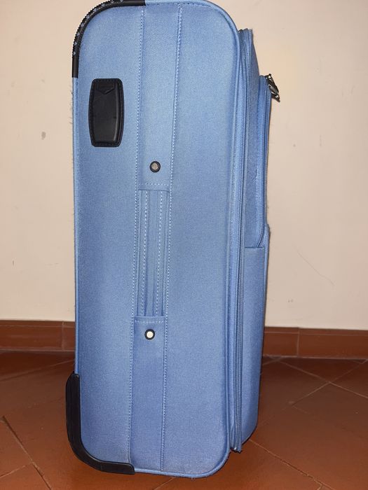 Mala de viagem azul clara tamanho grande