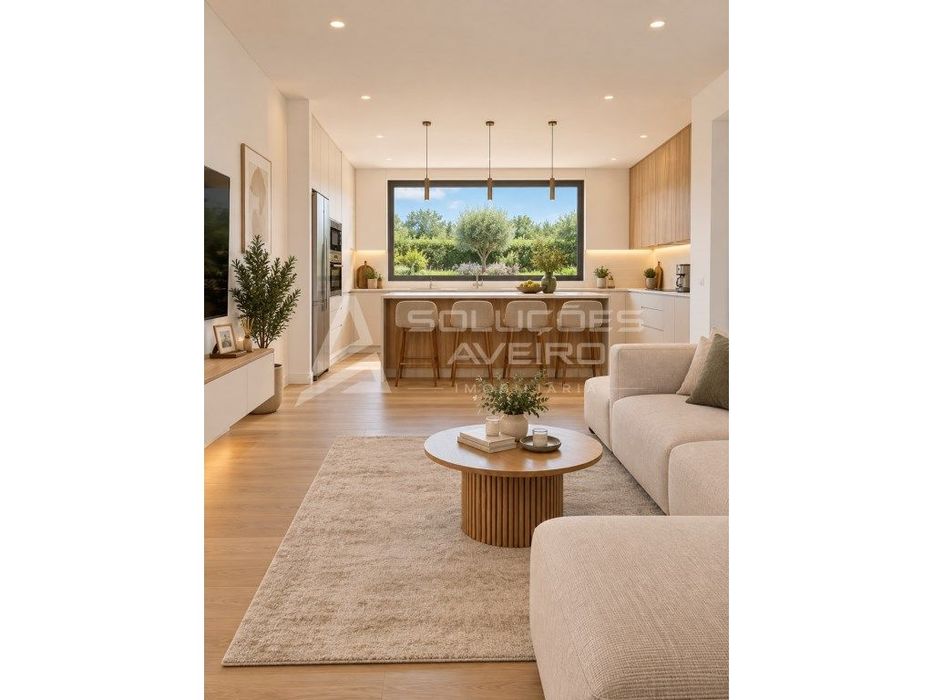 Moradia Térrea T3 Nova em Construção | Open Space 60,60 m² | Terren...