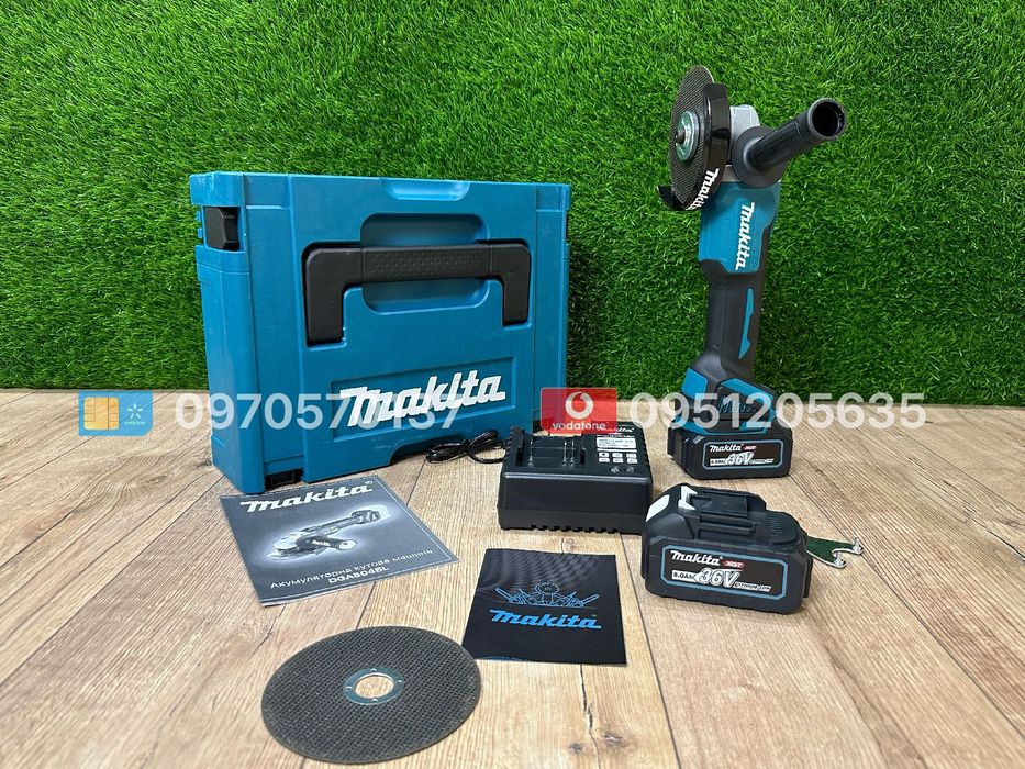 Болгарка акумуляторна Makita DGA504BL Pro 36V 8Ah кшм шліфмашинка ушм