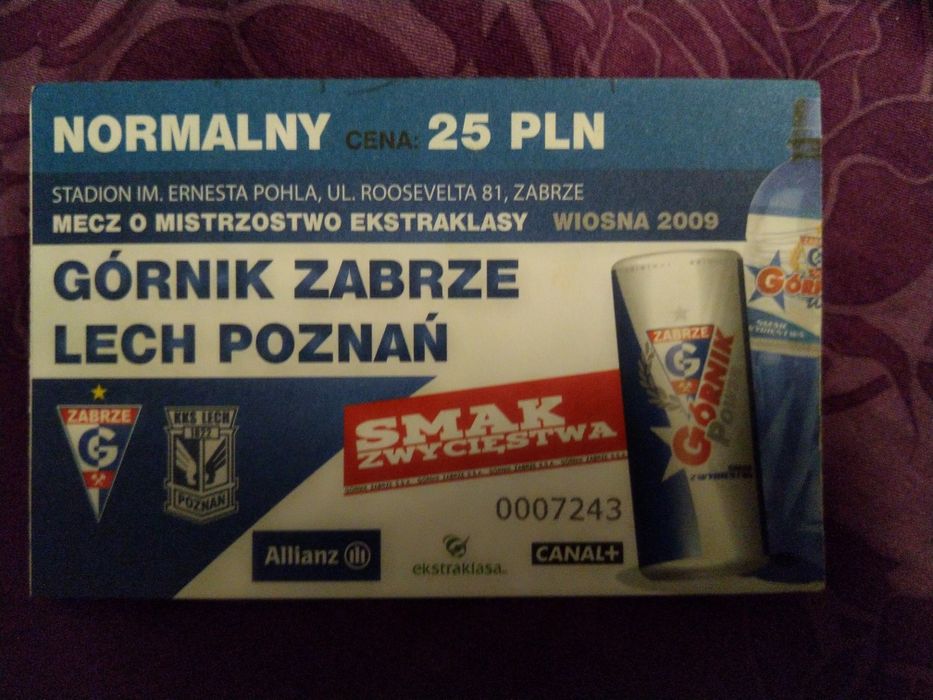 Bilety Górnika Zabrze
