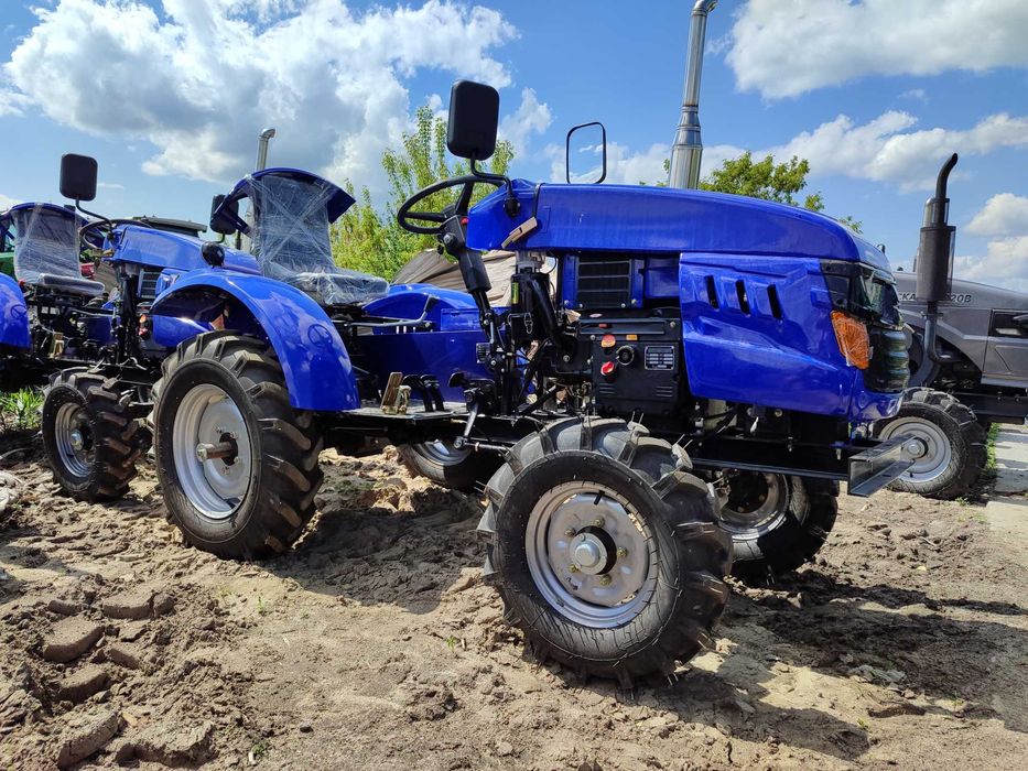 Трактор Кентавр 160ВН с фрезой и плугом