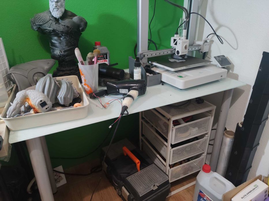 Secretária/Mesa em Vidro