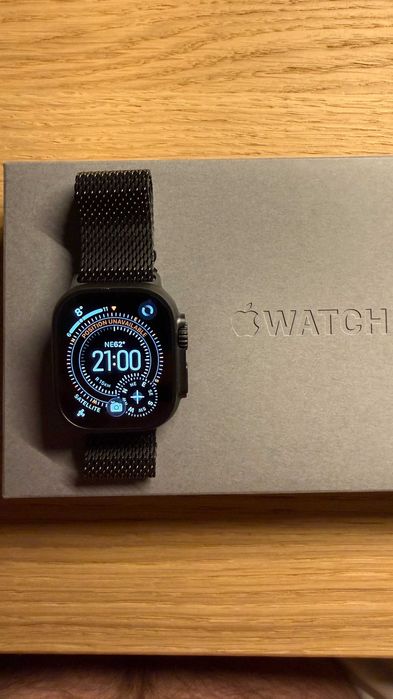 Apple Watch Ultra 3 Black Titanium 49mm + Milanese Titanium Black | Nowy