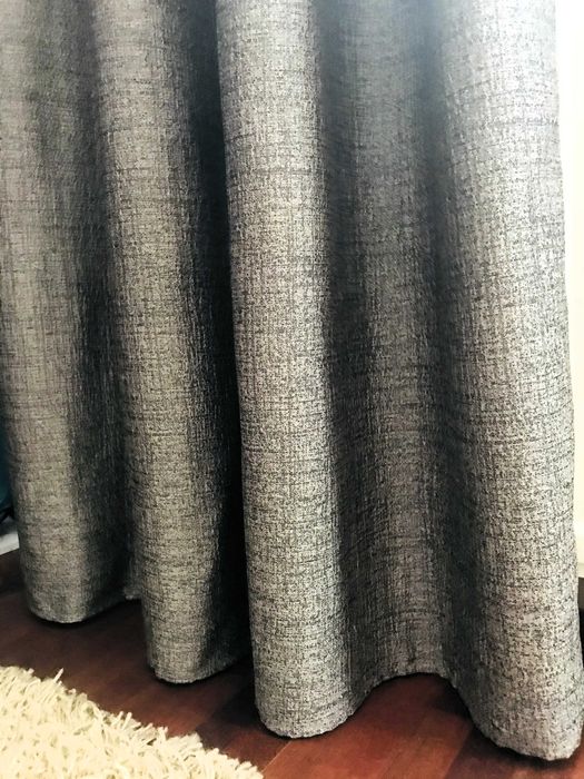 Zasłona 150x245 nowoczesne Polski Producent- szara, gładka, elegancka