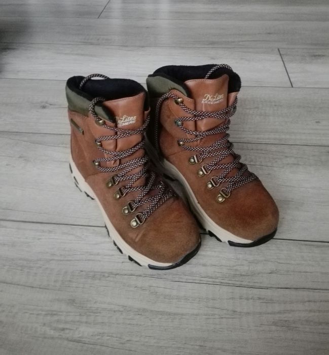 Skechers oryginalne buty zimowe trapery trekkingowe ocieplane r 36