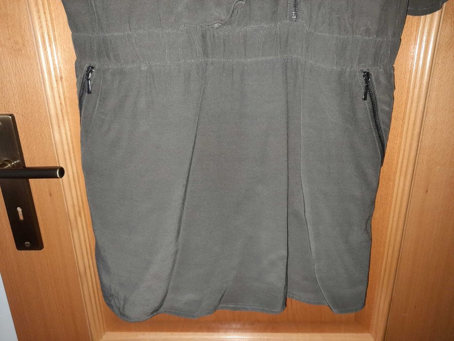 Vestido Verde-tropa, Tamanho Único/36, marca Promod, como novo