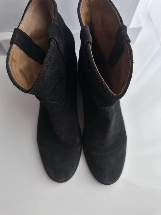Botki ze skory cielecej Isabel Marant
