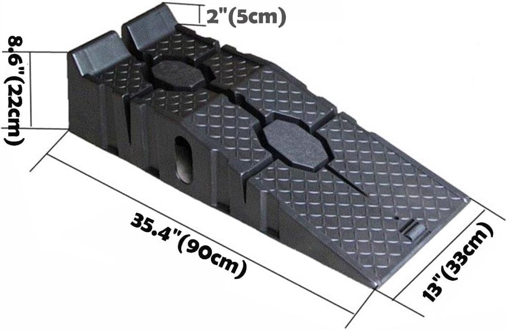 Rampa automóvel pouco uso