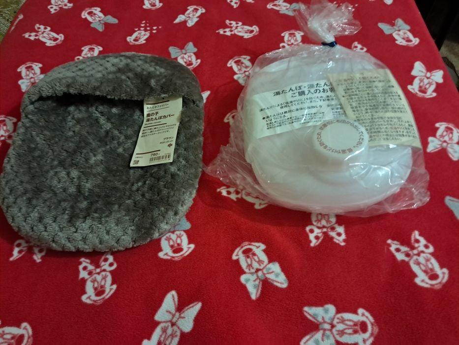 Грілка пластмасові в мягкому флісовому чохлі