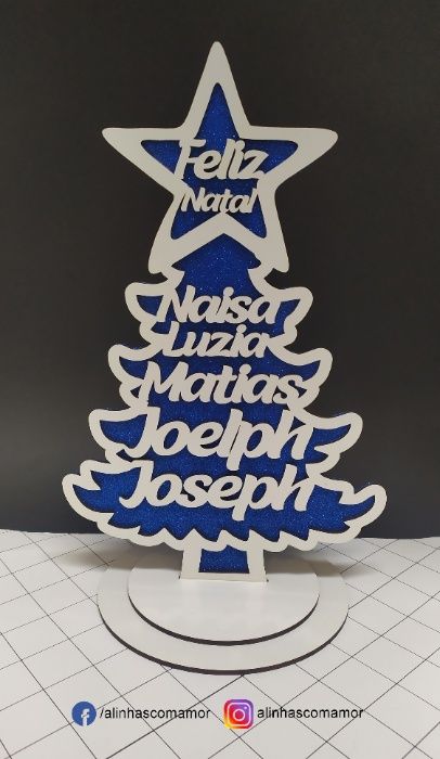Árvore de Natal Personalizável