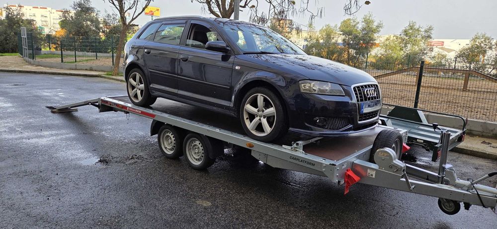 Aluguer de atrelado \ porta carros\ reboque \ plataforma multi usos