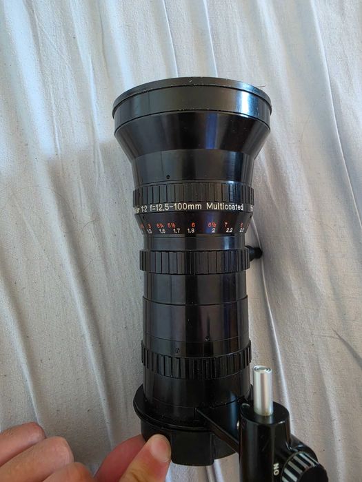 MINT Kern Vario-Switar 1:2 f=12.5-100mm Multicoated Lens for Bolex H16 RX Bayonet