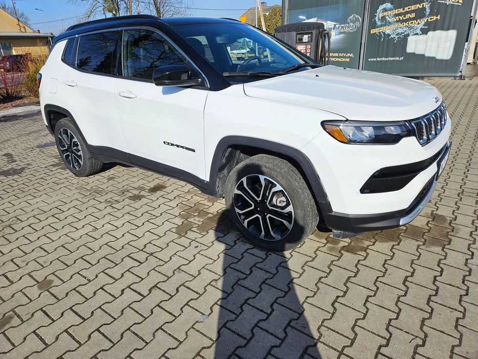 Jeep Compass 2,0 Turbo, 202KM, 4x4, Automat, Limited, skóry, dach panorama,