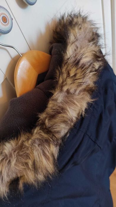 Kurtka zimowa granatowa S jak nowa