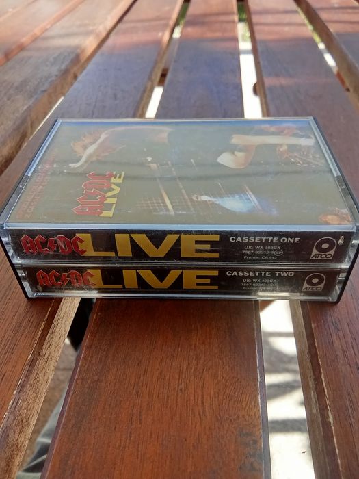 Cassete original dupla-  live 1991 AC/DC collection edition