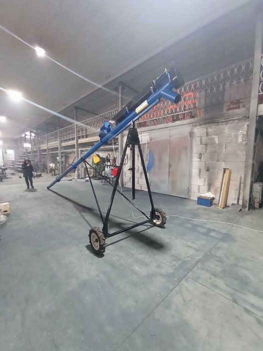 Шнек 133 мм*8 м,б/дв, шнековый навантажувач,  шнековий погрузчик зерна