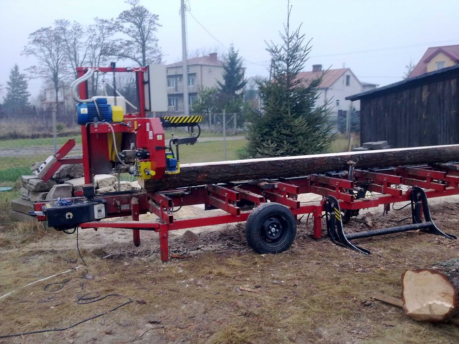 Tartak mobilny przejezdny