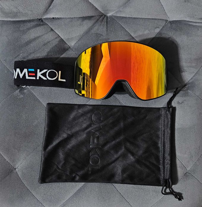 Лижні окуляри OMEKOL, лижна маска, лыжные очки, лыжная маска + чохол