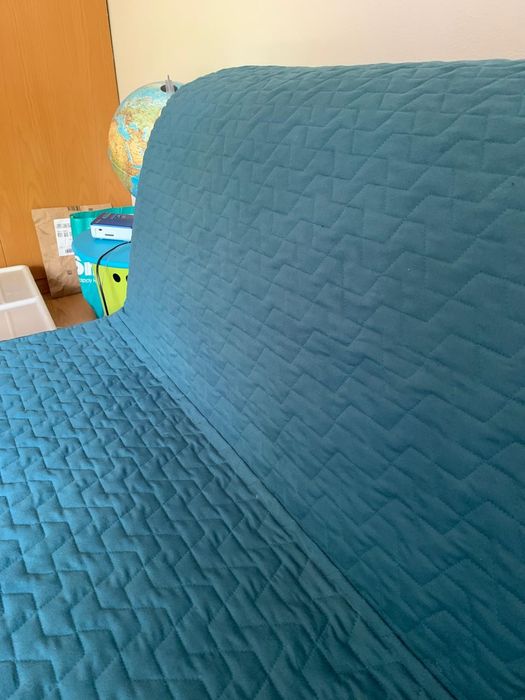 Sofá-cama 2 lugares Grindtorp LYCKSELE LÖVÅS azul índigo