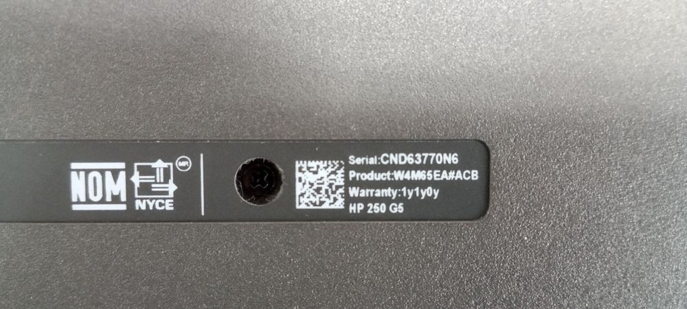 Ноутбук  hp 250 g5