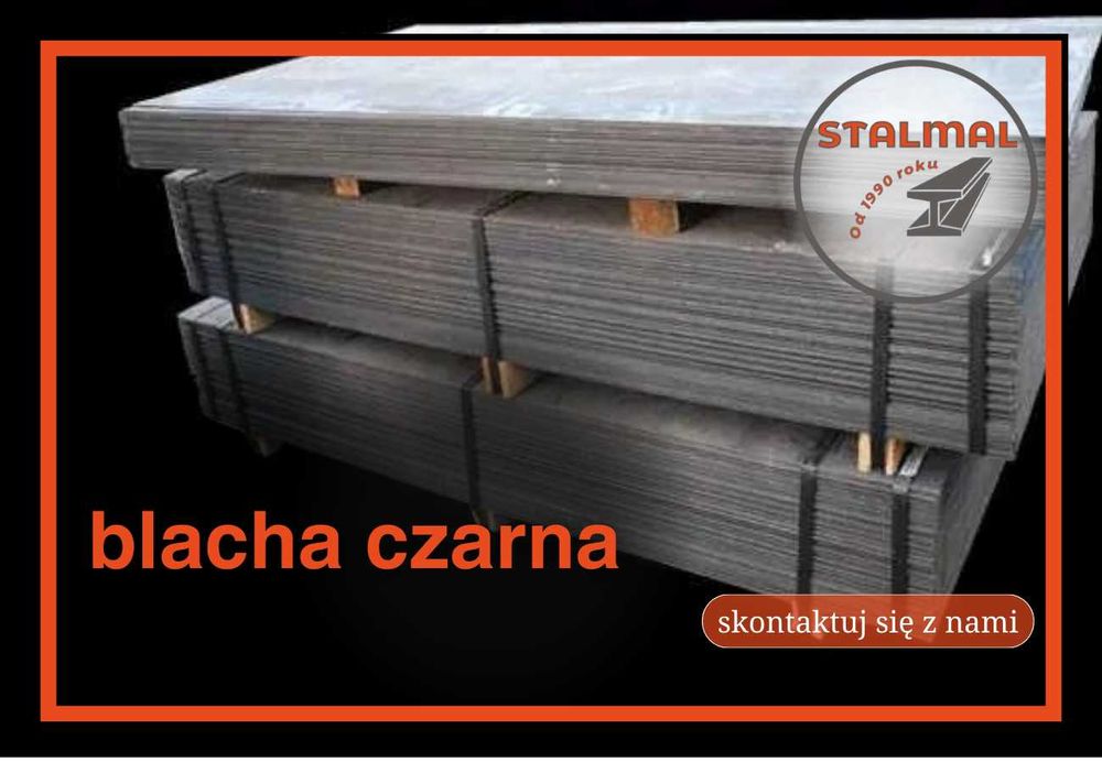 Blacha Czarna formaty, różne grubości Olsztyn I Warmińsko Mazurskie