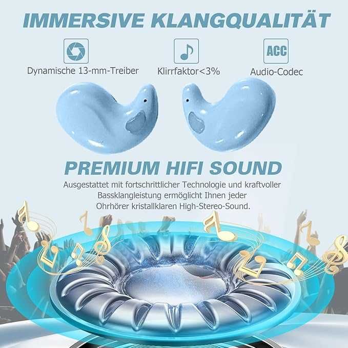 Słuchawki Douszne Mini Invisible Bezprzewodowe Bluetooth