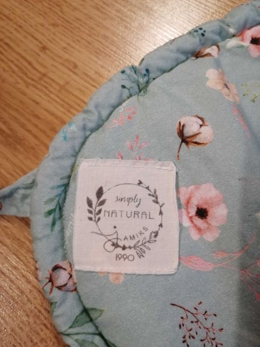 Rożek z jonami srebra Jamiks miętowy w kwiaty