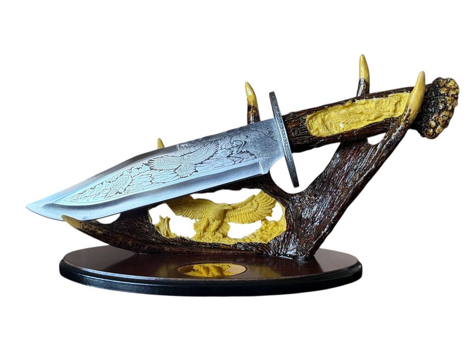 Duży  Kordzik  Myśliwski ORZEŁ POROŻE  38 CM HK109035