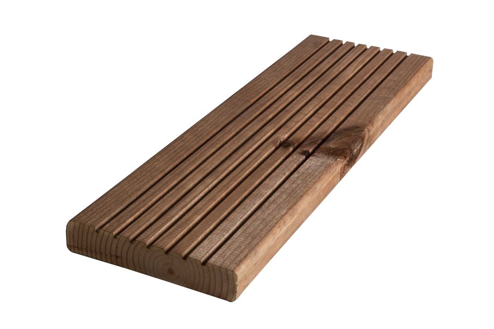 Impregnowana ciśnieniowo NTR sosnowa deska tarasowa 27x145x4000