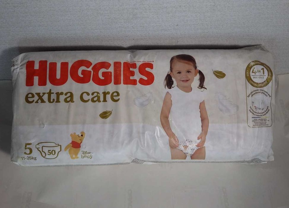 Детские памперсы Huggies extra care 50 шт (11-25 кг)