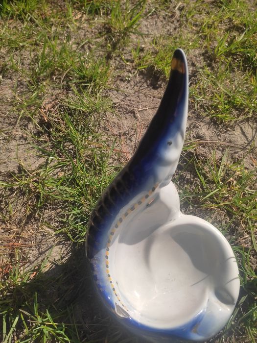 Вантажна порцелянова попільничка Осетр 50 роки