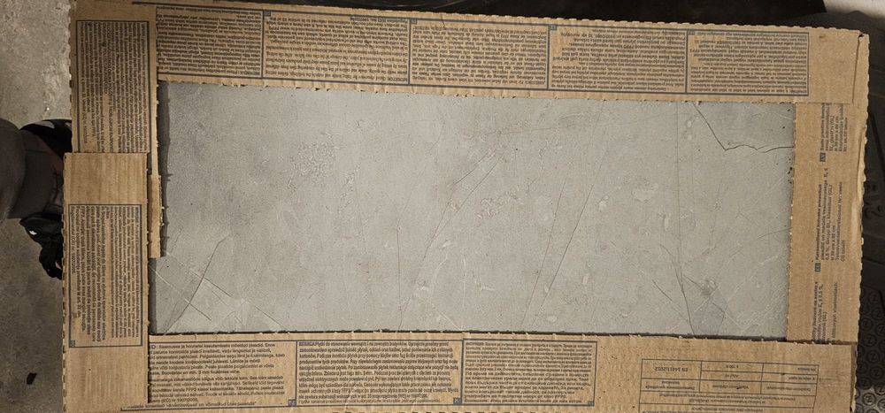 Gres płytki nowe 4,86m² Grey, ekekt kamienia, antypoślizgowe