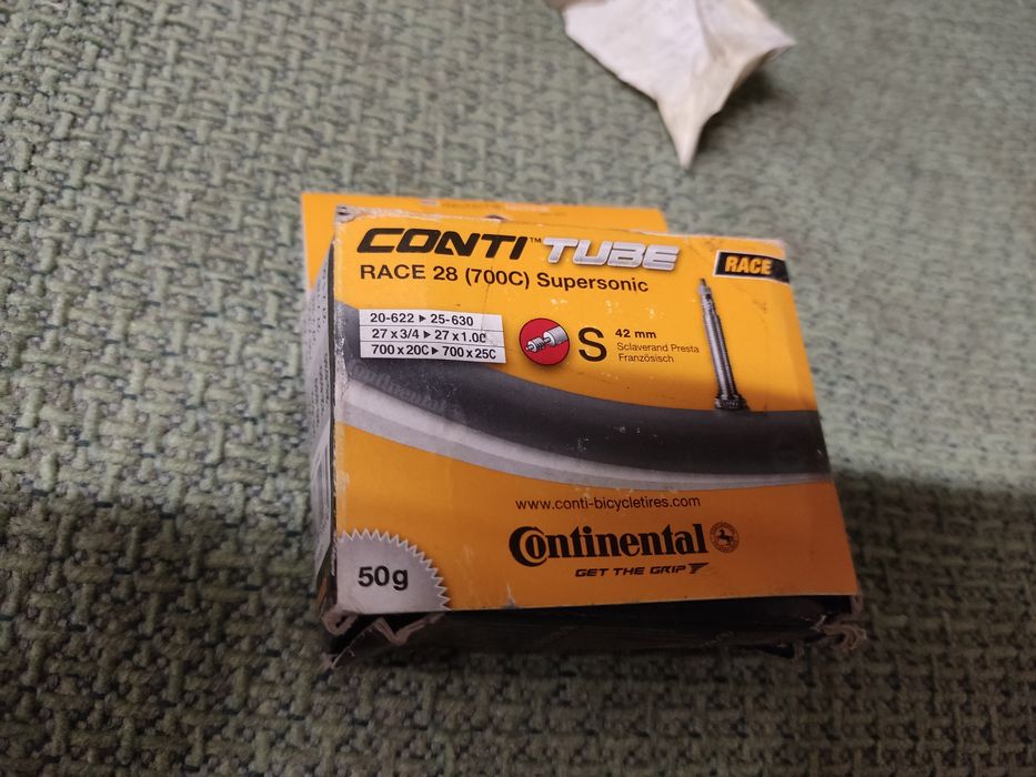 Dętka 50gr Szosa  Race 28 (700c)  Continental Supersonic