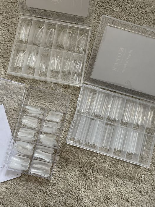 гелеві тіпси Designer/Koper, верхні форми для нарощування +подарунок